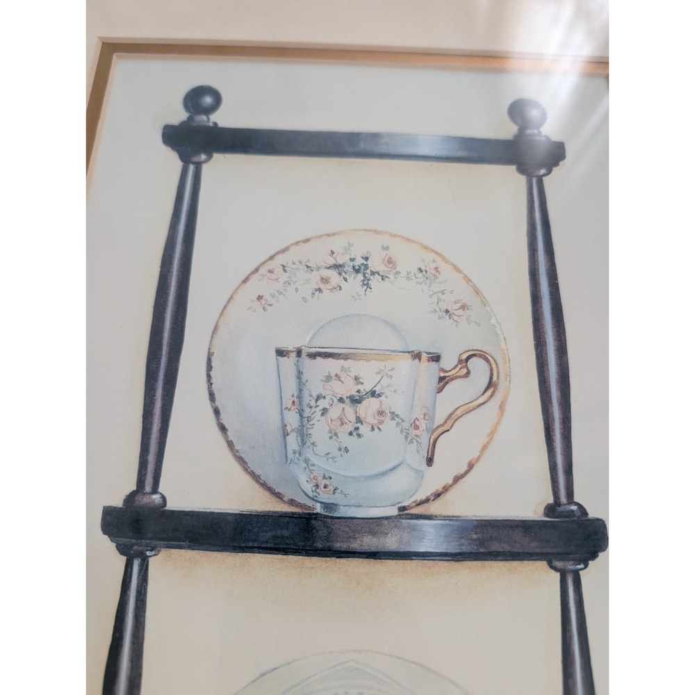 Tea Cups & Saucers Prints Signed by Sandy Lynam Clough‎ - Picture 6 of 13